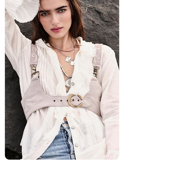 Free people BEACON CORSET HARNESS size medium - Picture 3 of 13